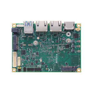 Axiomtek PICO338 Pico-ITX Motherboard, Intel N97 or Core i3-N305, LVDS, 2 2.5 GbE LANs, 4 USB